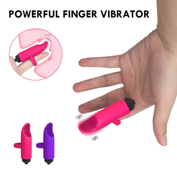 Silicone Clitoral Stimulator / Vaginal Massager Vibrator / Finger Sex Toy for Ladies - EVE's SECRETS